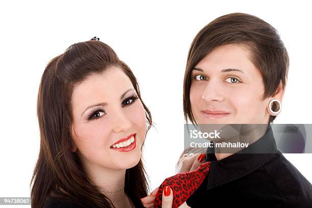 Junge Subcultural Paar Stockfoto und mehr Bilder von Attraktive Frau - Attraktive Frau, Braunes Haar, Elegante Kleidung