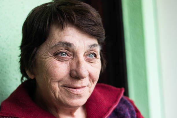 istock Senior woman smiling 947381334