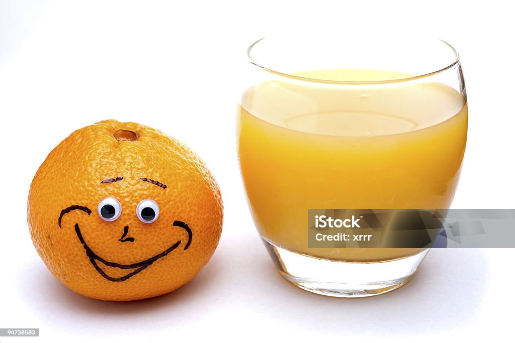 ジュースにオレンジのハッピーアワー - オレンジ色のロイヤリティフリーストックフォト