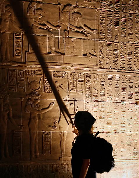 istock Egyptian Hieroglyphs. Philae Temple 94738728