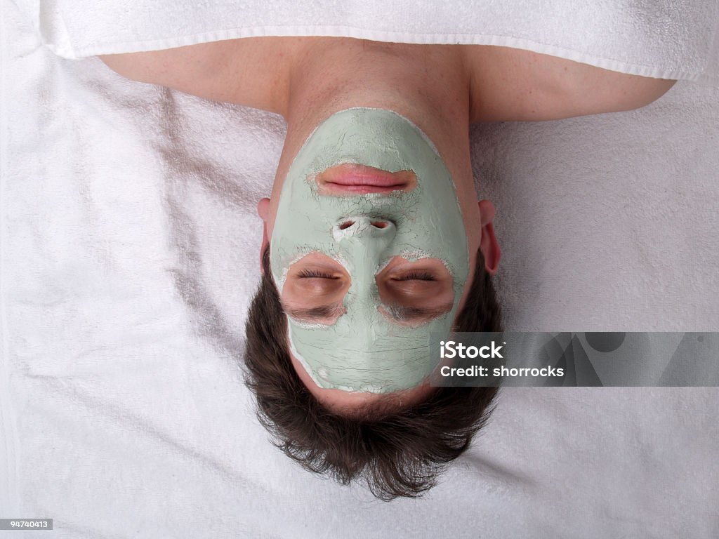 Hommes Spa trop - Photo de Masque de beauté libre de droits