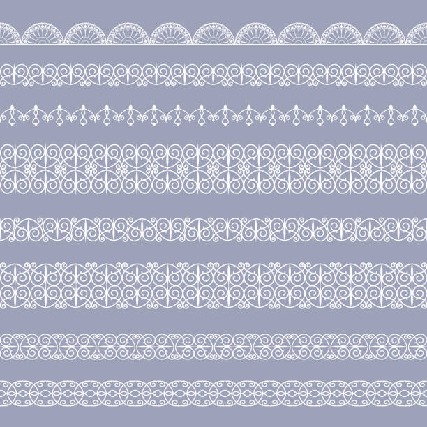Set Of Borders Stock Illustration - Download Image Now - Abstract