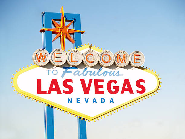 lv 標識へようこそ。 - welcome to fabulous las vegas sign 写真 ストックフォトと画像