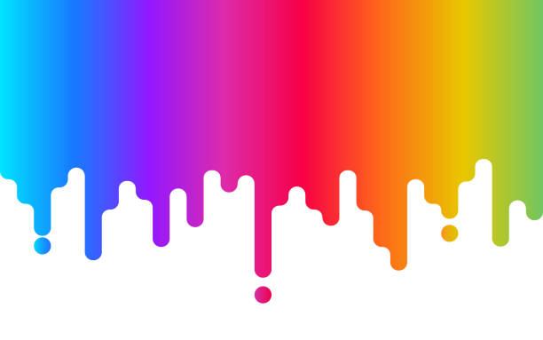 Rainbow Paint Drip Stock Photos, Pictures & Royalty-Free Images - iStock