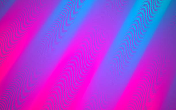 istock Abstract background. Bright pink and blue lines. Modern style composition. Color glowing pipes. Minimalistic design. Trendy vector illustration 947414448