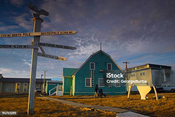 Most Northern Point In Usa Barrow Alaska Stock Photo - Download Image Now - Alaska - US State, Barrow - Alaska, Inuit