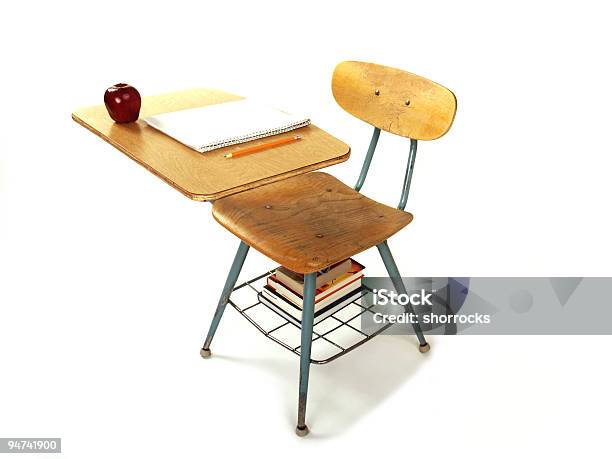 Zurück To School Stockfoto und mehr Bilder von Bildung - Bildung, Schreibtisch, Stuhl