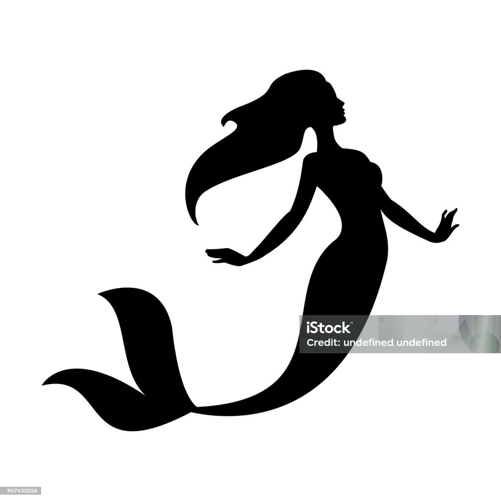 Mermaid illustration Mermaid illustration. Vector Mermaid stock vector