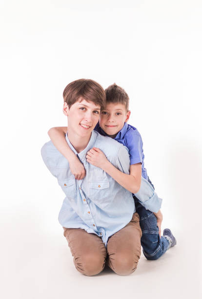 istock Mother's Day concept: Happy smiling mother and son 947430636