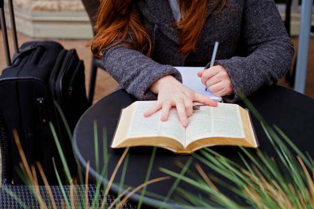 istock Solo Woman Bible Study Time 947431152
