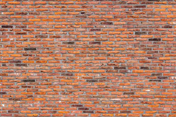 istock Background of old vintage red brick wall 947436216