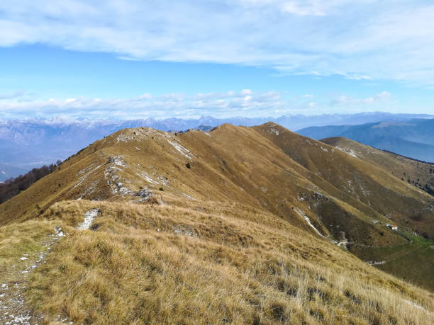 istock Autumn landscape, Italian Alps view 947438936