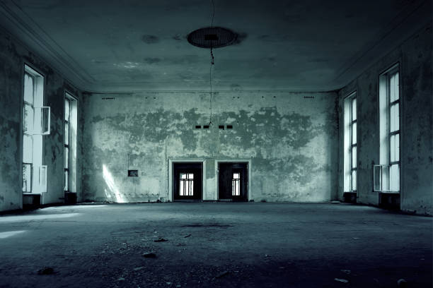 Intérieur de la maison abandonné - Photo