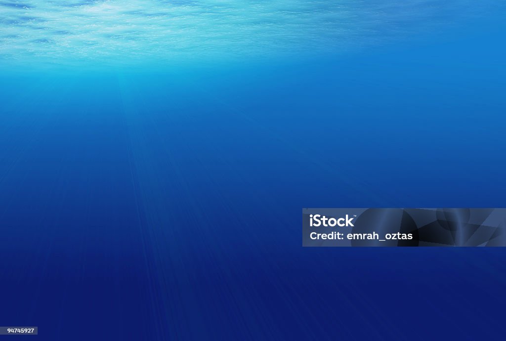 Embaixo da água - 2 - Foto de stock de Azul royalty-free