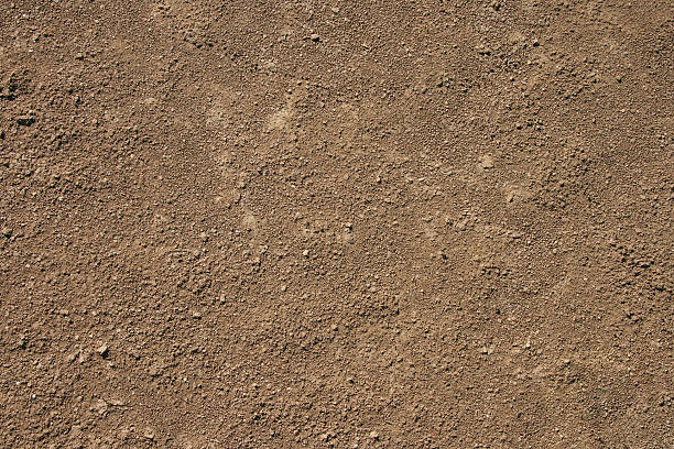 fine brown sand dirt background - grusväg bildbanksfoton och bilder