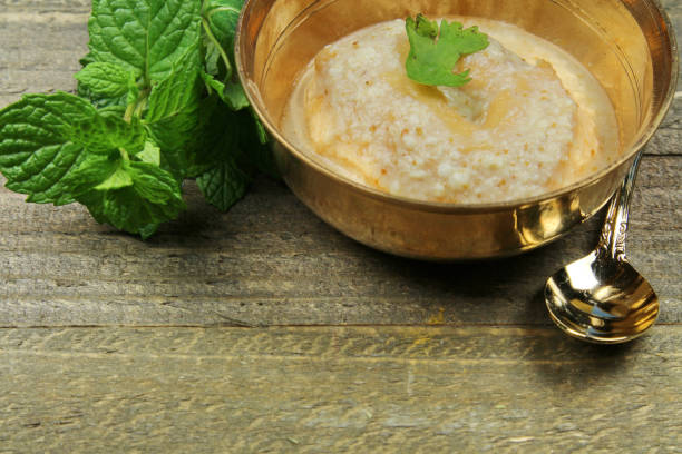 istock Dahi Vada, an Indian snack made of lentil dumplings 947467088