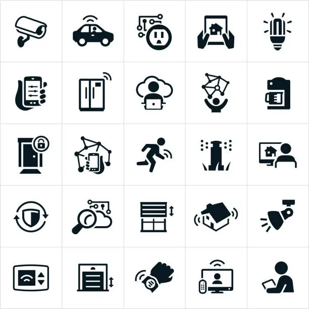 Vector illustration of Internet of Things Icons