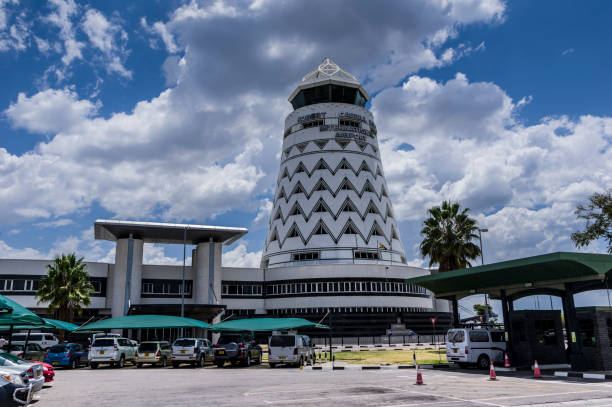 Harare Airport Zimbabwe. Named Robert Gabriel Mugabe stock photo