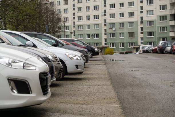 istock Cars on the parking lot. 947496742