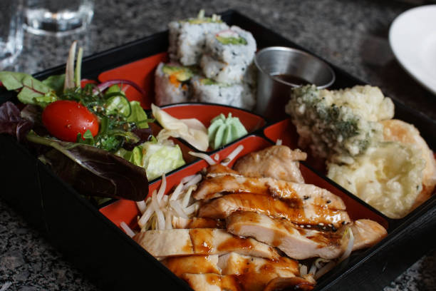 istock delicious Japanese bento box for lunch 947498602