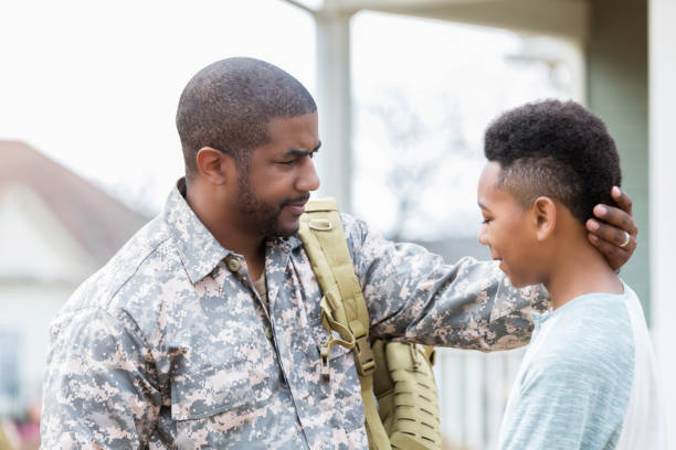 istock Military dad gives son advice 947502920
