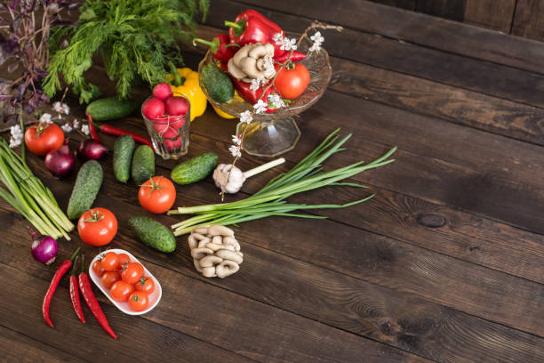 istock Fresh healthy organic vegetables 947523100
