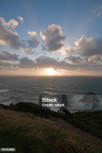 Sunset In Sardinia Italy Stock Photo - Download Image Now - Black Color, Blue, Cloud - Sky