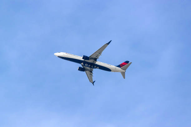 Los Angeles, USA - March 31, 2018: A Delta Air Lines Boeing 737-800 departing Los Angeles International Airport (LAX). Delta Air Lines is an American airline headquartered in Atlanta.