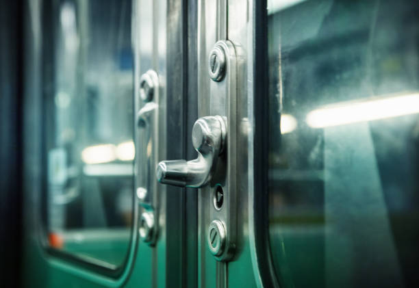 Metro door handles Metro door handles door lever stock pictures, royalty-free photos & images