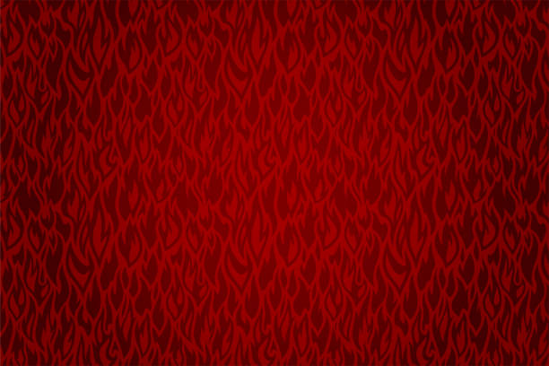 red fire-muster - flames background stock-grafiken, -clipart, -cartoons und -symbole