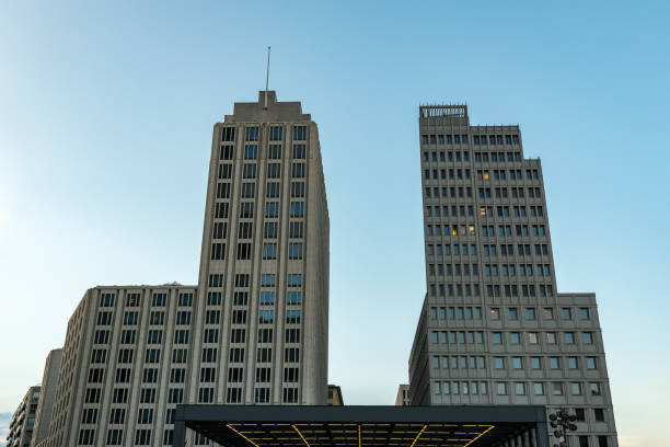 istock Two modern buildings at the Potsdamer Platz in Berlin 947584990