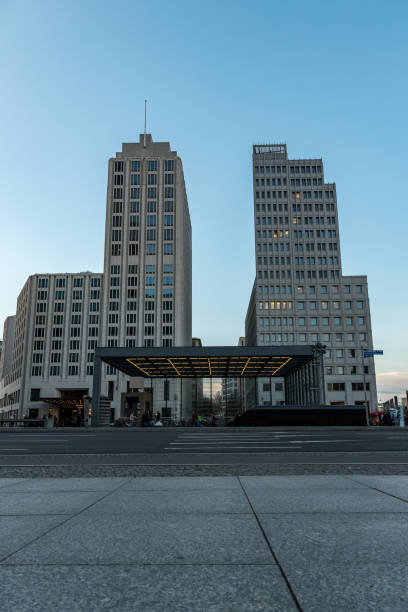 istock A view of two modern buildings at the Potsdamer Platz 947588126