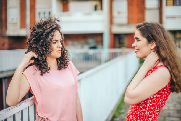 istock Two Best female friends talking and having fun 947592618