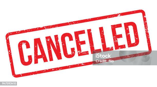 Cancelled Stock Illustration - Download Image Now - Cancellation, Rubber Stamp, Vector