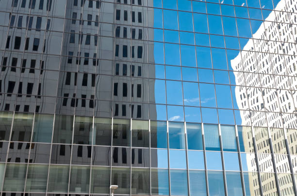 istock Twin Towers Reflections Abstract 947605058