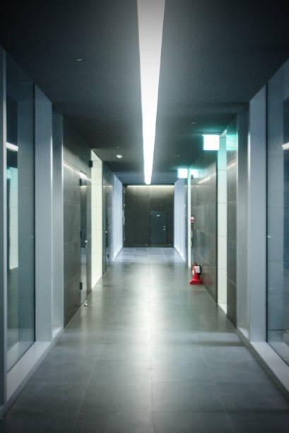 istock hallway/corridor of a modern office building 947633020
