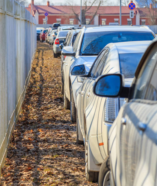 istock Parking used cars 947639306