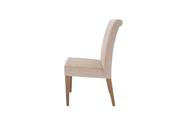 istock Wood chair. Object isolated of white background 947668136