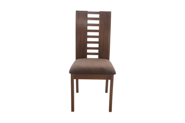 istock Wood chair. Object isolated of white background 947668666