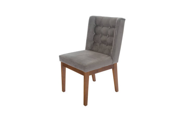 istock Wood chair. Object isolated of white background 947670744