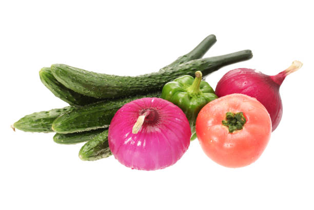 istock With a white clipping pass separated by various fresh vegetables 947671008