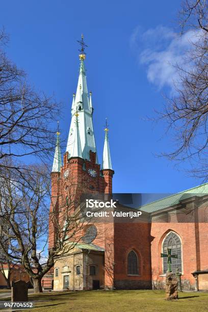 Church Of Saint Clare Or Klara Church In Central Stockholm Construction Of Current Church Started In 1572 Under Johan Iii Stock Photo - Download Image Now