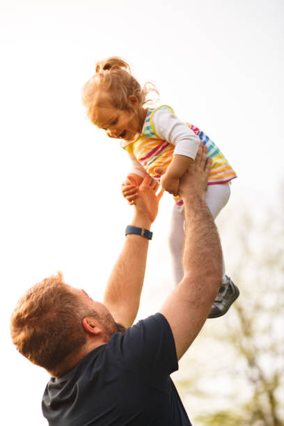 istock Cute girl in the air 947708826