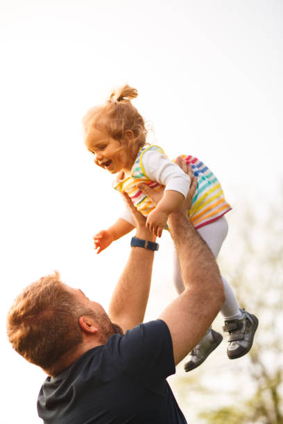 istock Cute girl in the air 947708836