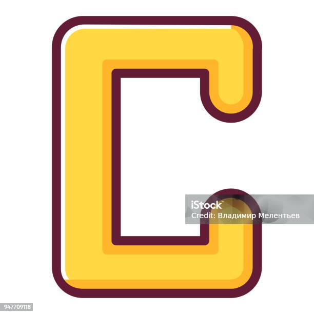 อักษร C ของตัวอักษรภาษาอังกฤษ อักขระพยัญตามลําดับตัวอักษร  ไอคอนสําหรับเว็บไซต์ ภาพประกอบสต็อก - ดาวน์โหลดรูปภาพตอนนี้ - Istock