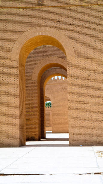 istock Gate of partially restored Babylon ruins, Hillah, Iraq 947721366