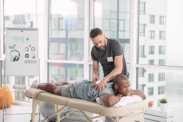 istock Professional nice doctor doing his job 947721774