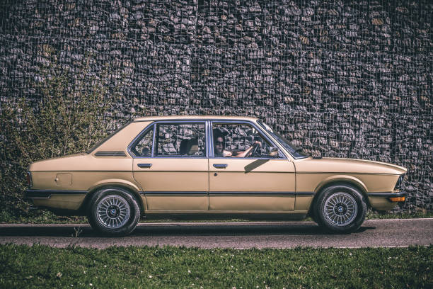 BMW oldtimer car - fotografia de stock