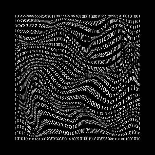 Binary Wave Illustrations, Royalty-Free Vector Graphics & Clip Art - iStock