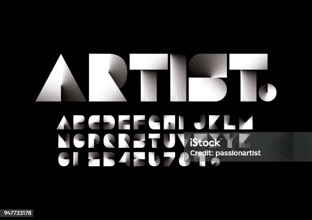 Abstract Letters Abc Abstract Alphabet Stock Illustration - Download Image Now - Alphabet ...